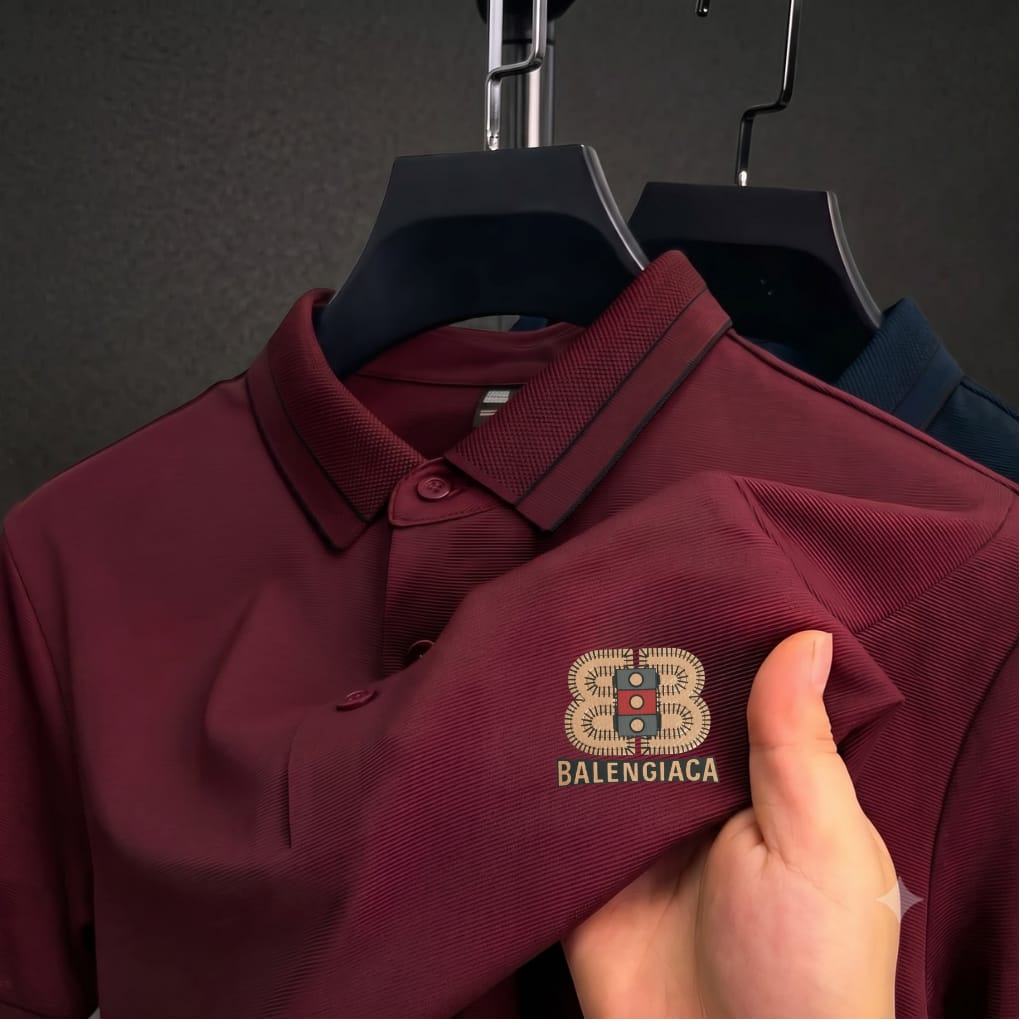 Premium Polo Shirt with China Sticker 10