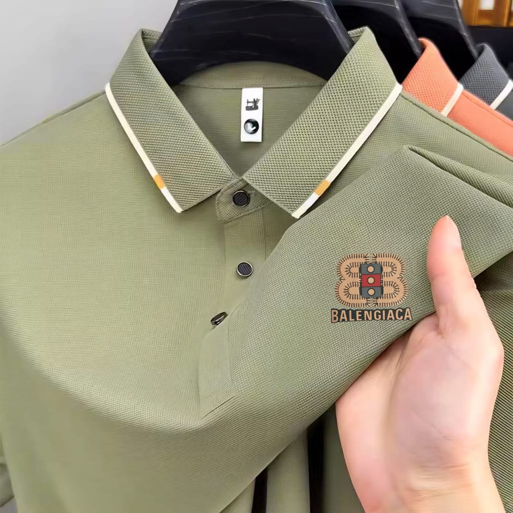 Premium Polo Shirt with China Sticker 8