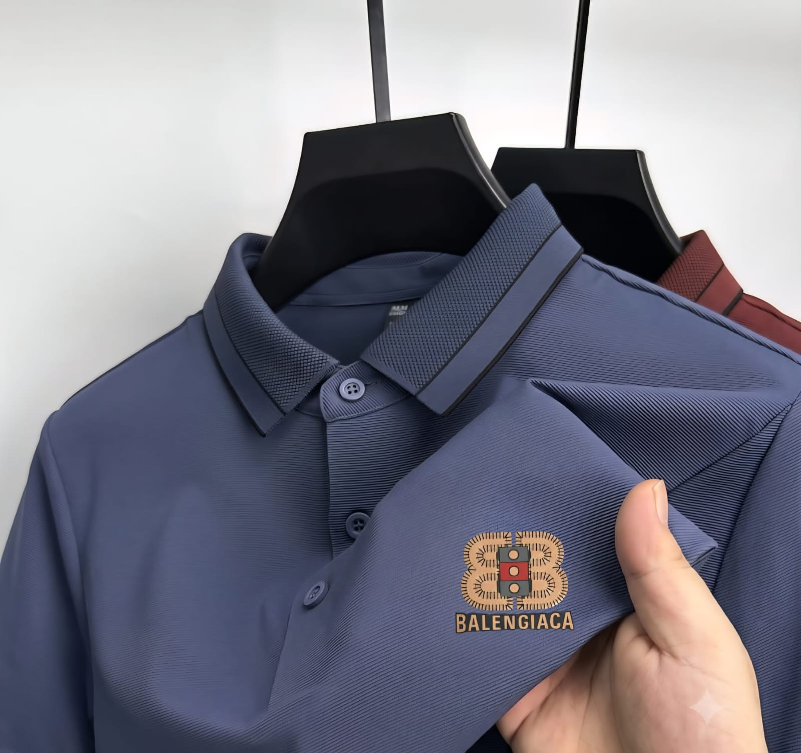 Premium Polo Shirt with China Sticker 3
