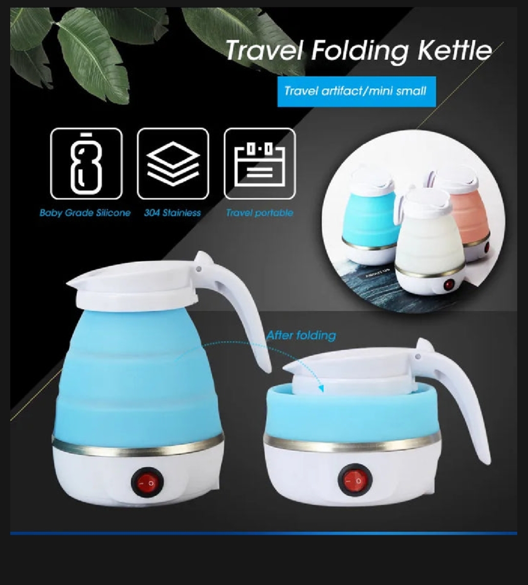 Portable Folding Kettle for Travel – MA-1612 3